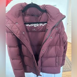 Aritzia Superpuff Wild Plum